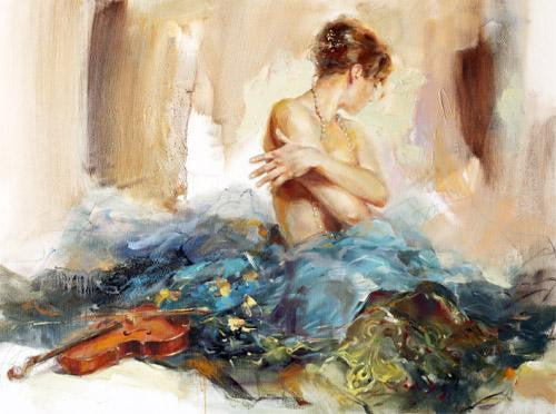 Prelude Oil Painting by Anna Razumovskaya