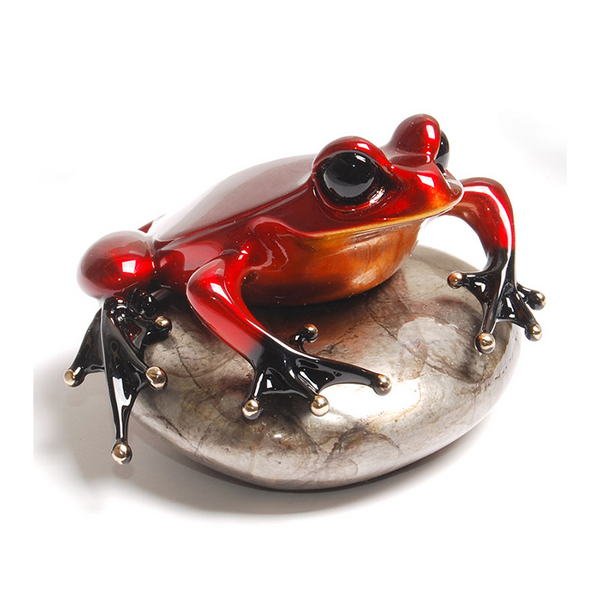 Rockefeller bronze frog by Tim Cotterill