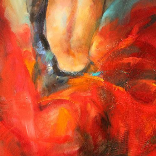 She Dances in Beauty 3 Oil Painting by Anna Razumovskaya