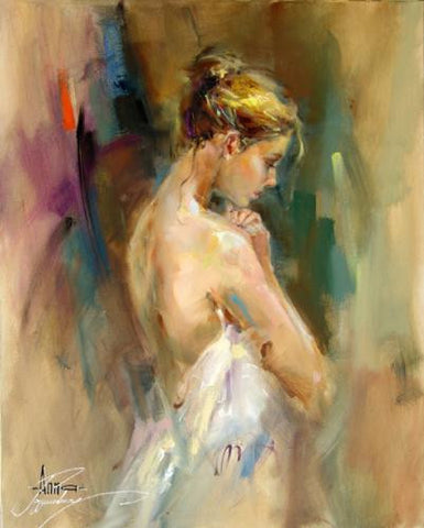 Silent Prayer Oil Painting by Anna Razumovskaya