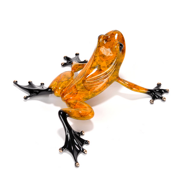 Sneaky Pete bronze frog by Tim Cotterill
