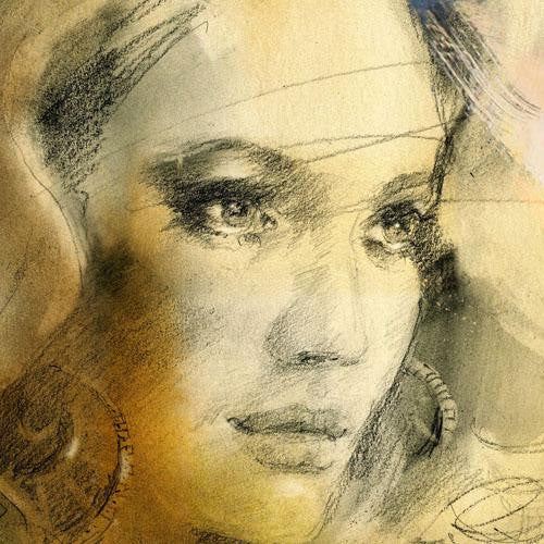 Soft Touch 3 Watercolour by Anna Razumovskaya