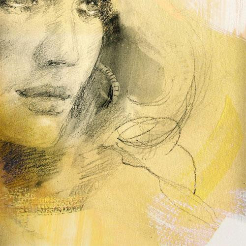 Soft Touch 3 Watercolour by Anna Razumovskaya