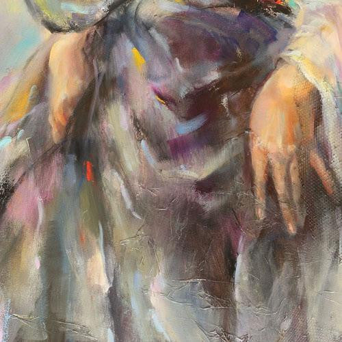 Sounds of Time Oil Painting by Anna Razumovskaya