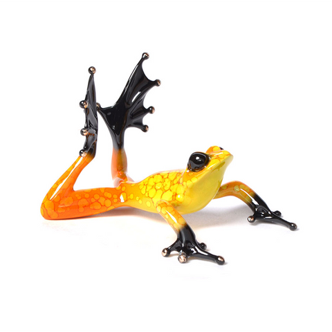 Sunbather bronze frog by Tim Cotterill