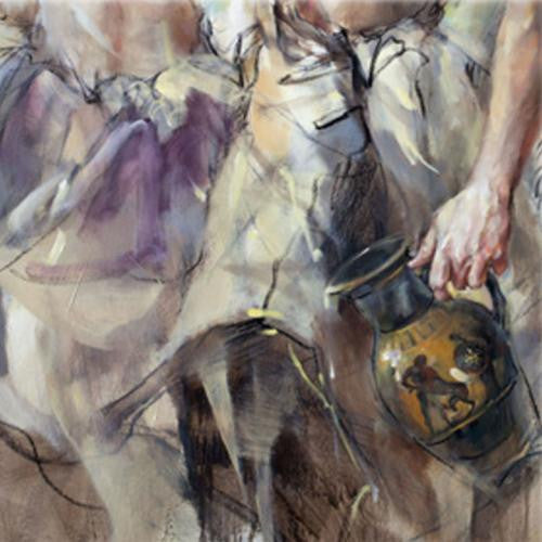 The Feast of Bacchus Oil Painting by Anna Razumovskaya