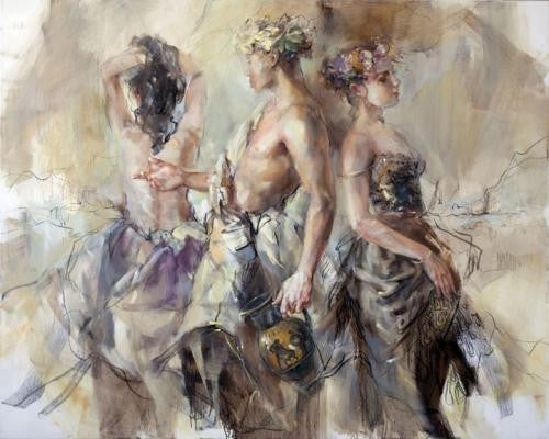 The Feast of Bacchus Oil Painting by Anna Razumovskaya