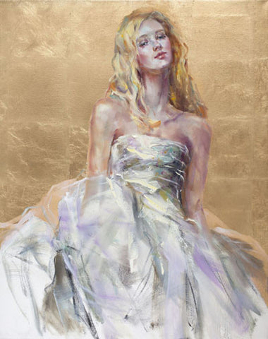 The Gift Oil Painting by Anna Razumovskaya