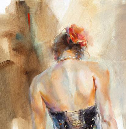 Unfolding Dance 2 Oil Painting by Anna Razumovskaya