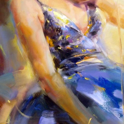 Wild Strings Oil Painting by Anna Razumovskaya