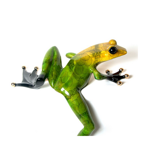 Willie Jump bronze frog by Tim Cotterill