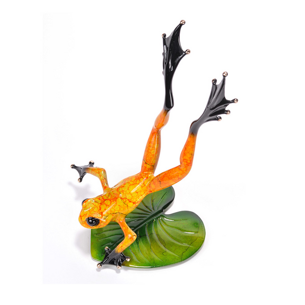 Zest bronze frog by Tim Cotterill