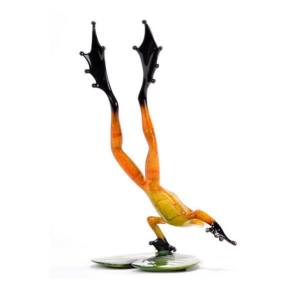 Zest bronze frog by Tim Cotterill