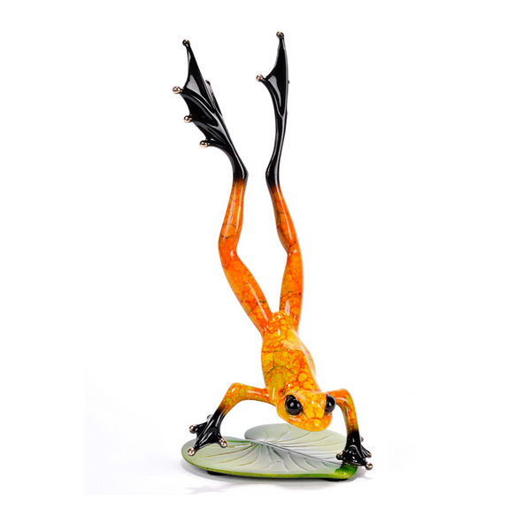 Zest bronze frog by Tim Cotterill