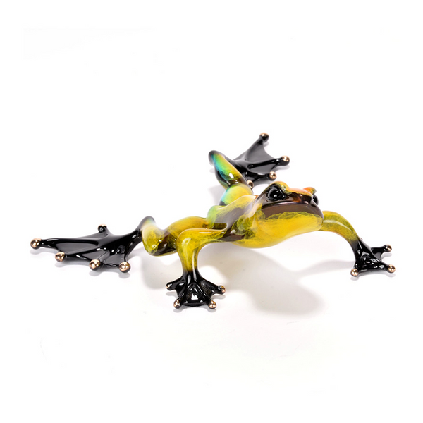 Zorro bronze frog by Tim Cotterill