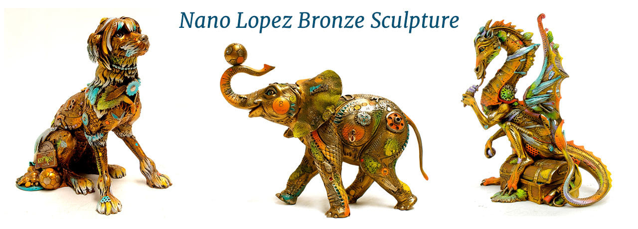 Nano Lopez Bronze Sculpture
