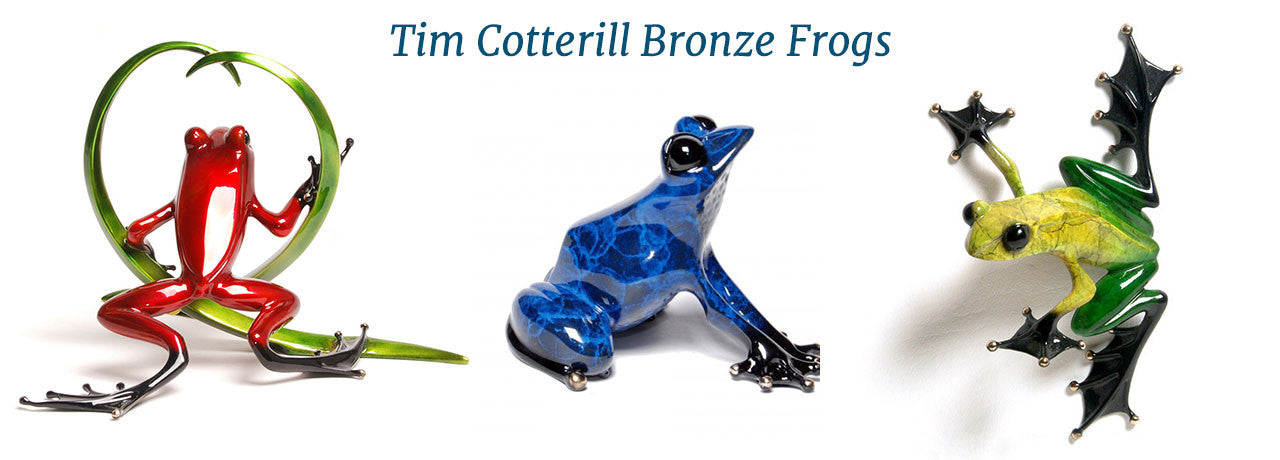 Tim Cotterill Bronze Frogs